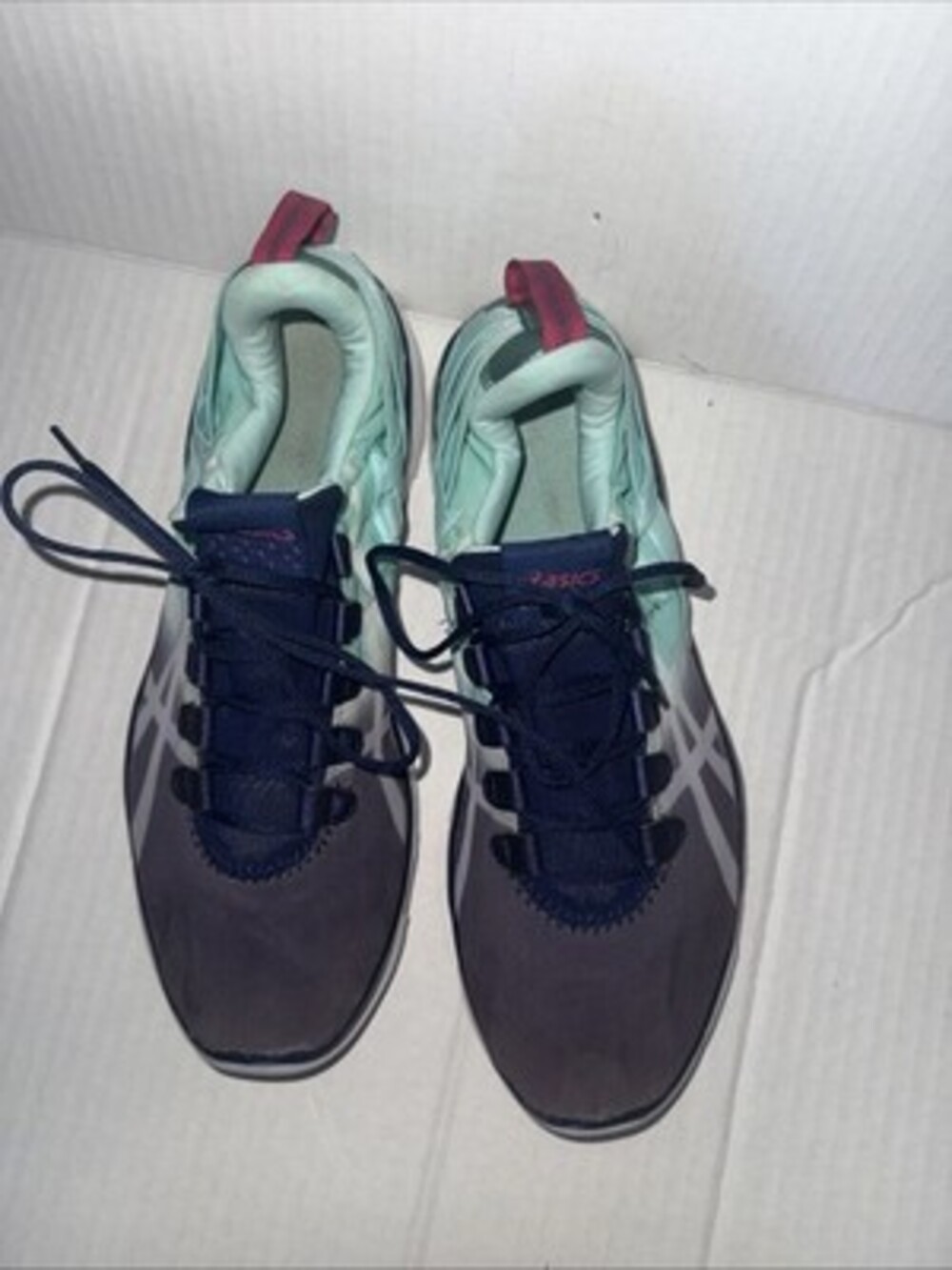 ASICS Womens 10 Gel Fit Sana Multicolor Lace Up Training Shoes Sneakers S465N